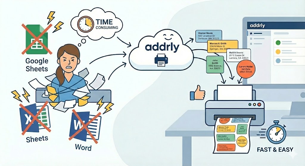 Address Labels Made Easy & Fast: Say Goodbye to Word Print Nightmares